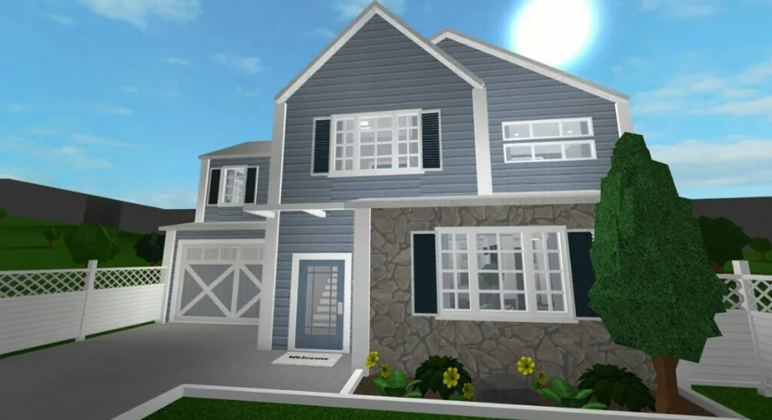 Bloxburg house ideas 2 story suburban