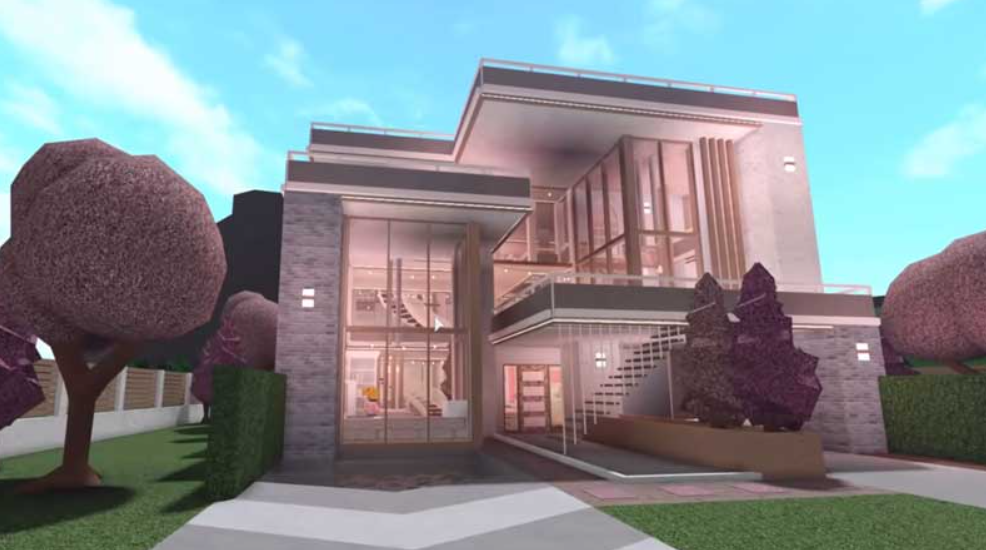 How to build a suburban house in bloxburg