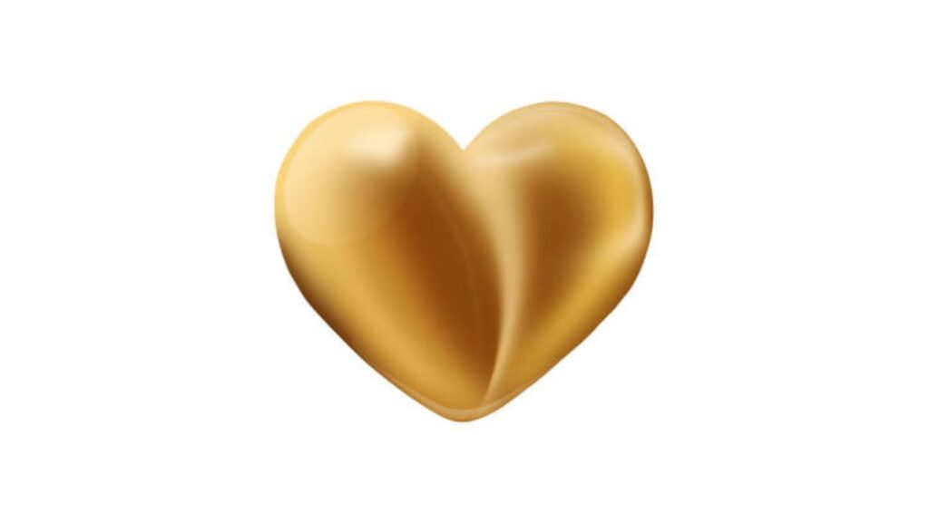 what does gold heart mean on tinder