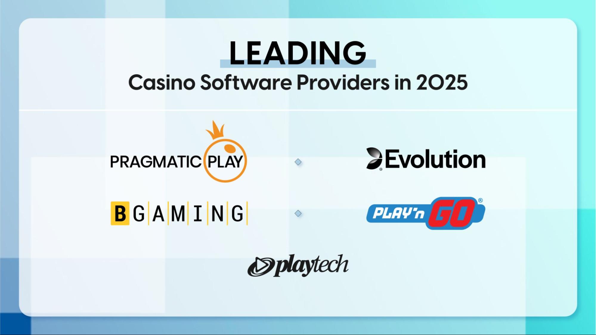 Leading Casino Software Providers in 2025
