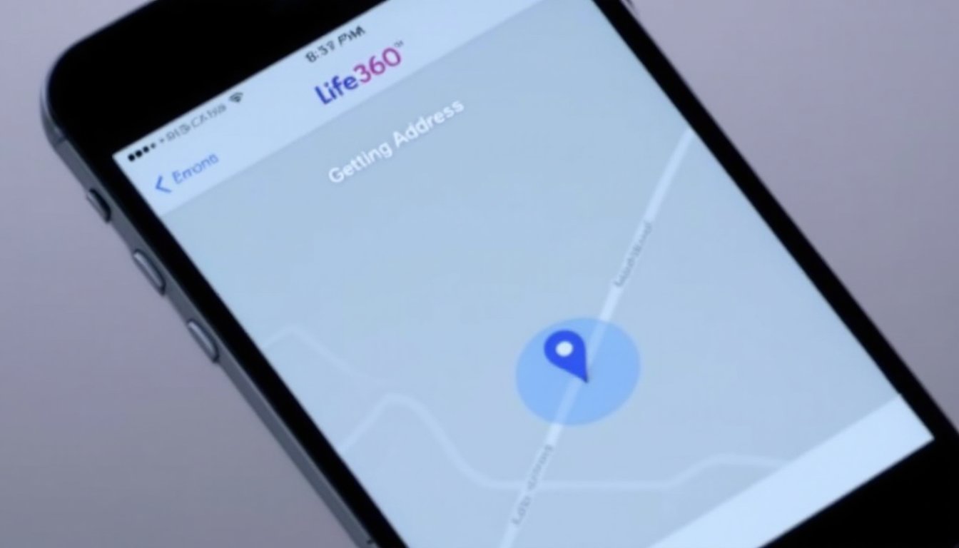 why does life360 say getting address