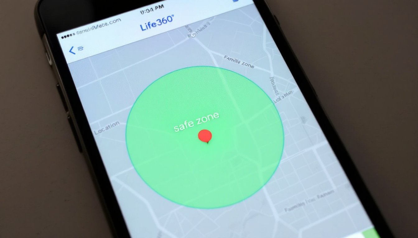 what does the green circle on life360 mean